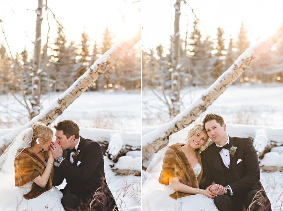edmonton winter wedding photography