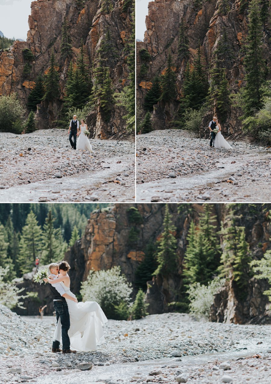 Abraham Lake wedding Photography