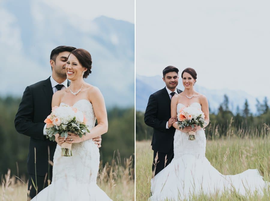 Banff wedding photography portraits