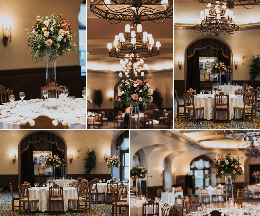 fairmont banff springs wedding reception alhambra ballroom