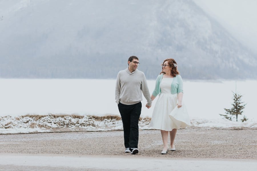 Banff elopement photography wedding