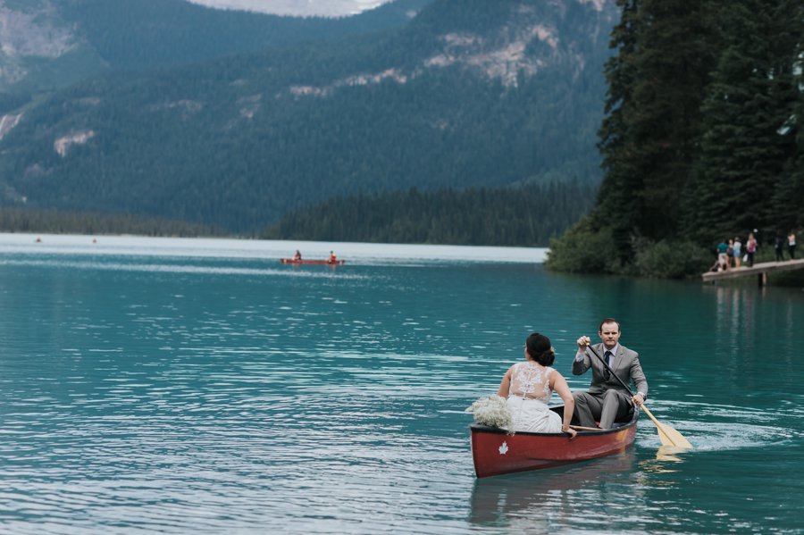 Emerald Lake Lodge intimate wedding photography