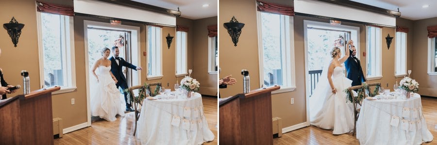 Emerald Lake Lodge intimate wedding president's room reception