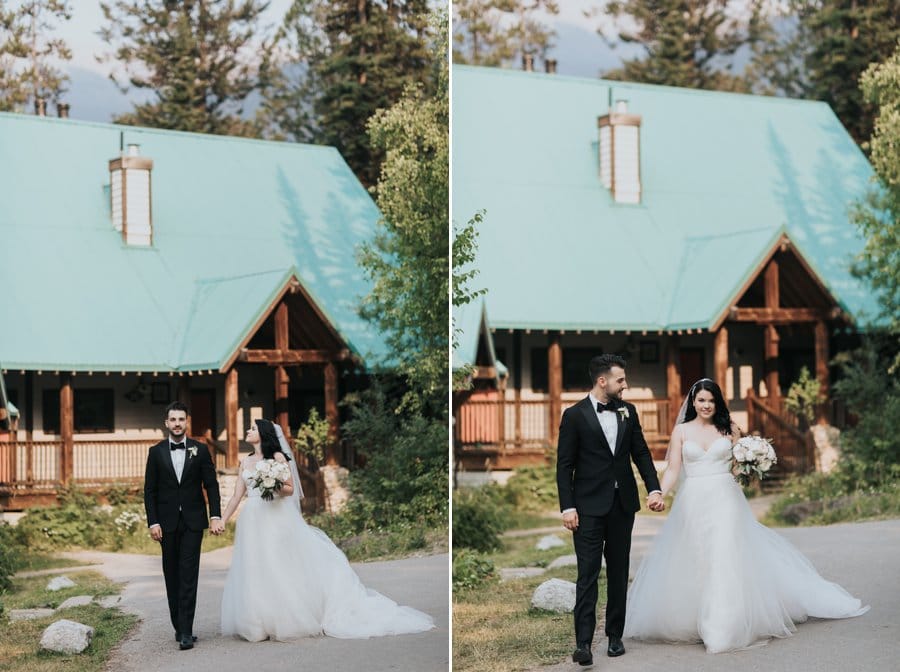 Emerald Lake Lodge summer wedding
