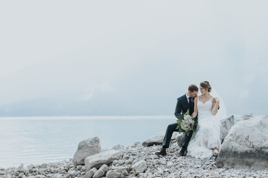 Goat Pond wedding portraits Canmore