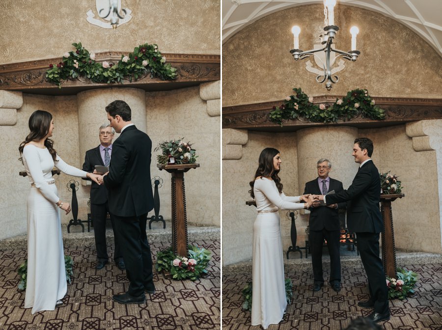 Banff Springs Intimate wedding Angus Room Ceremony