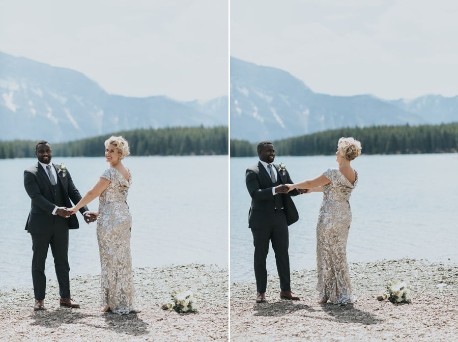 Two Jack Lake Intimate wedding