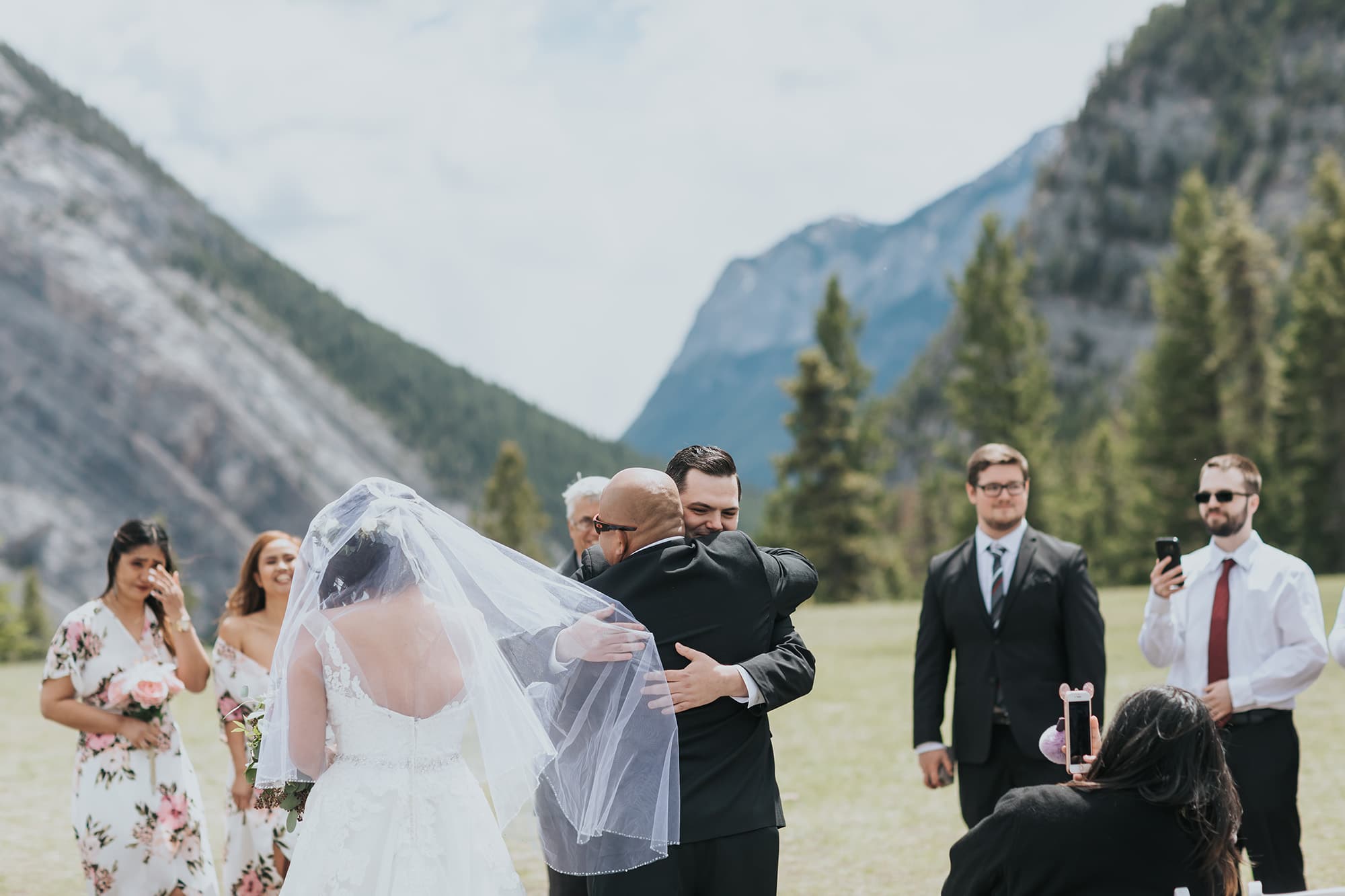Buffalo Mountain Meadow wedding ceremony