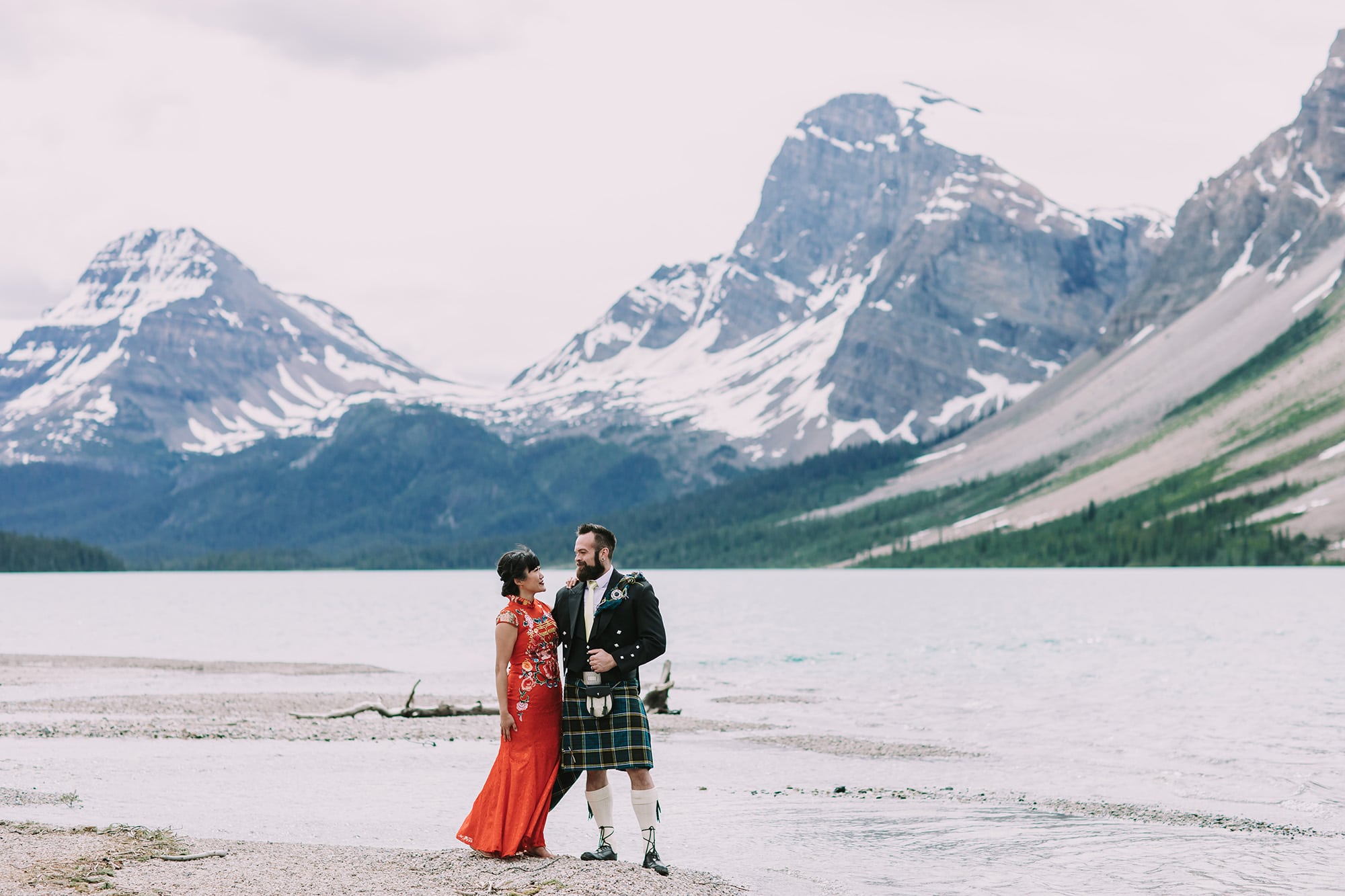 Bow Lake wedding Photographers