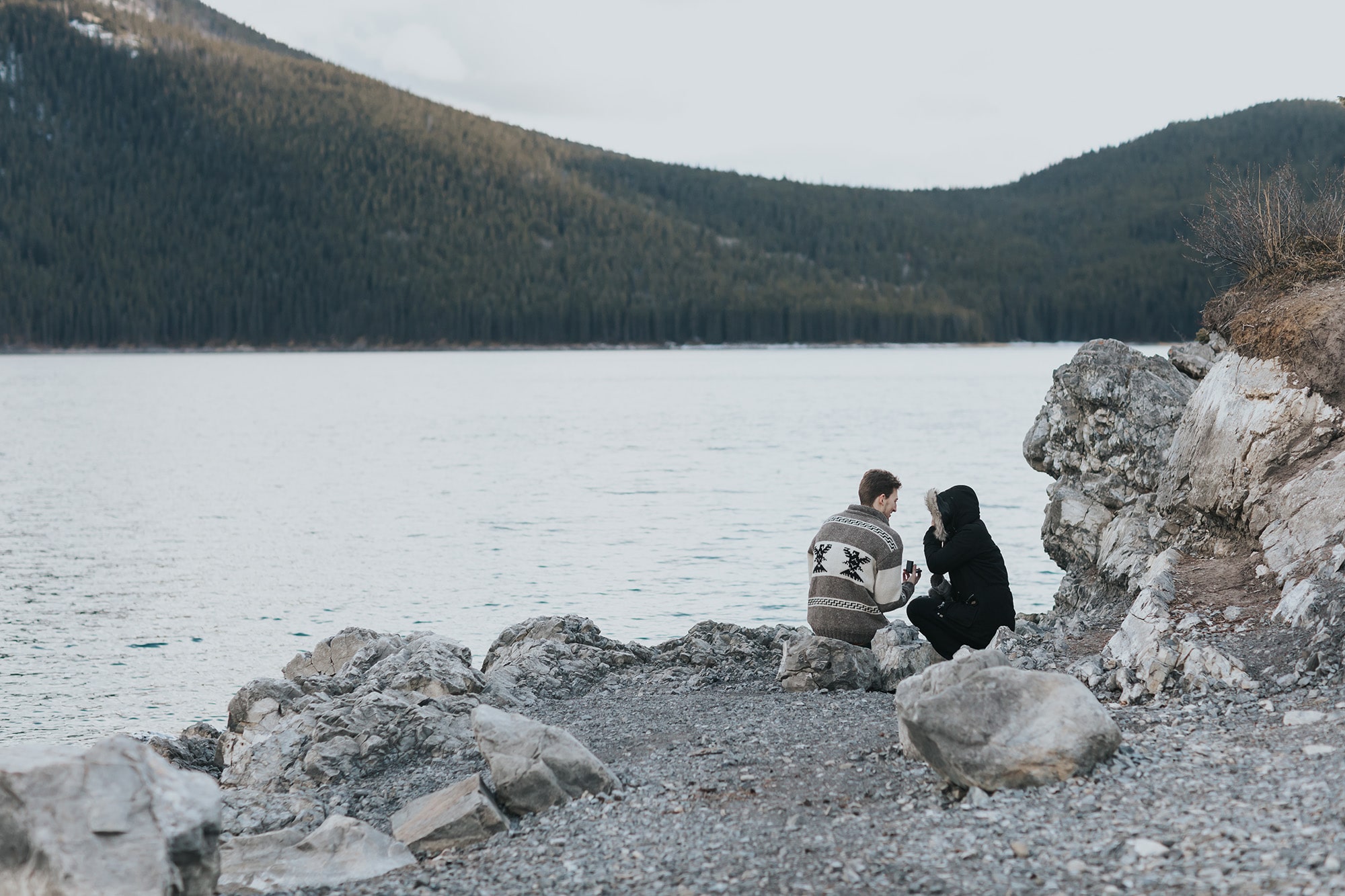 Lake Minnewanka Secret Proposal Banff