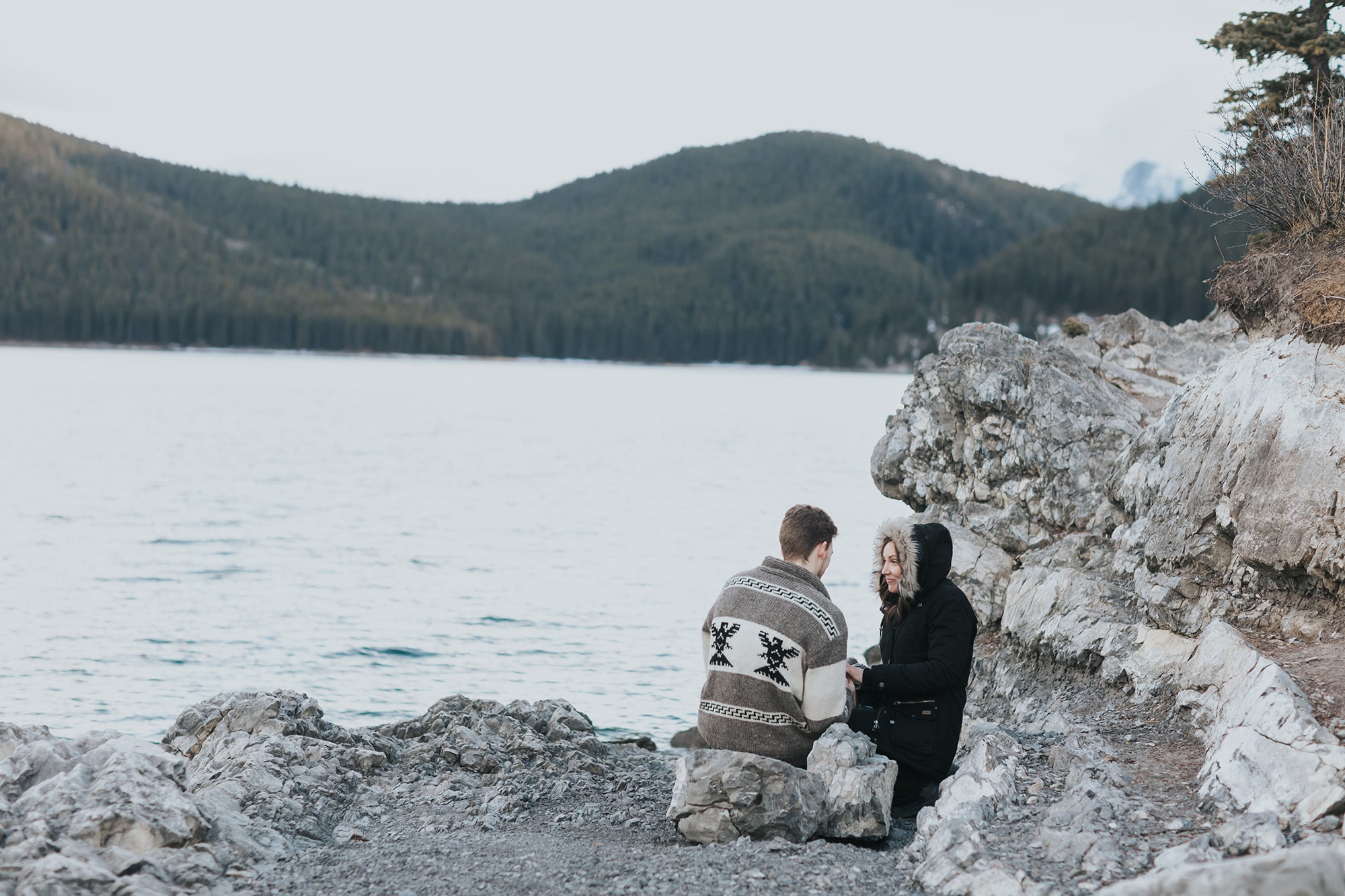 Lake Minnewanka Secret Proposal Banff