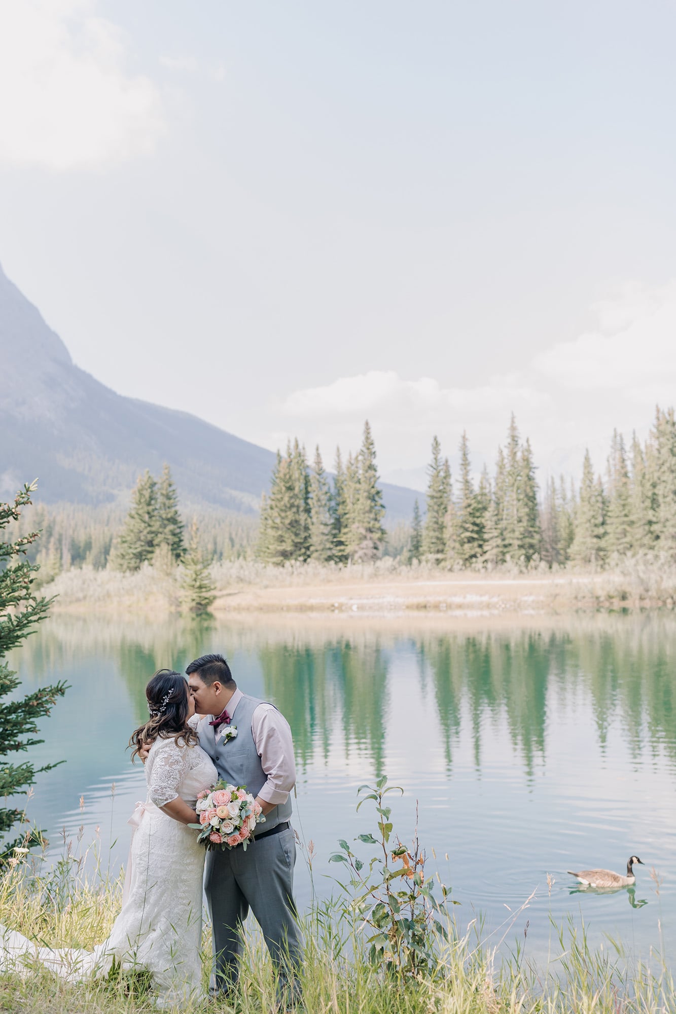 Banff Cascade Ponds wedding photographers