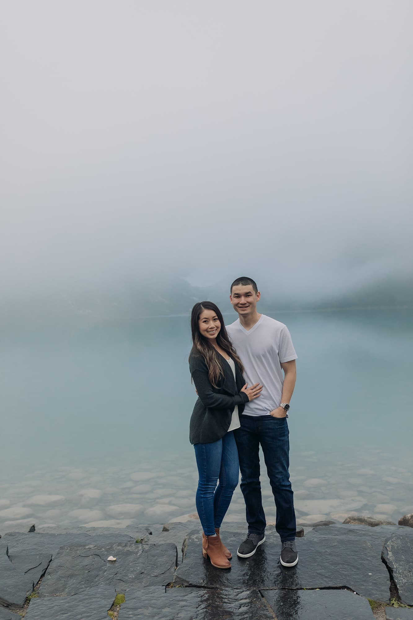 Lake Louise engagement photographers