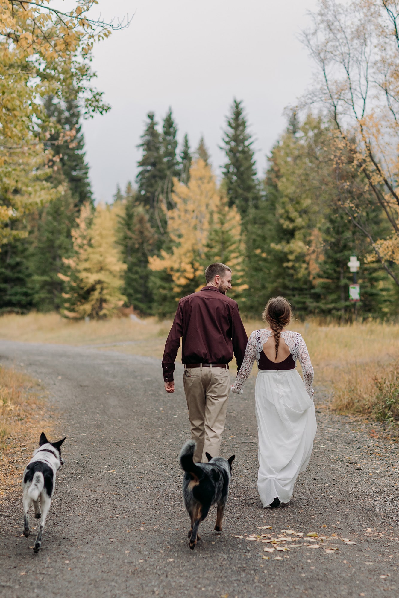 Canmore Elopement Planner photographer Bow river