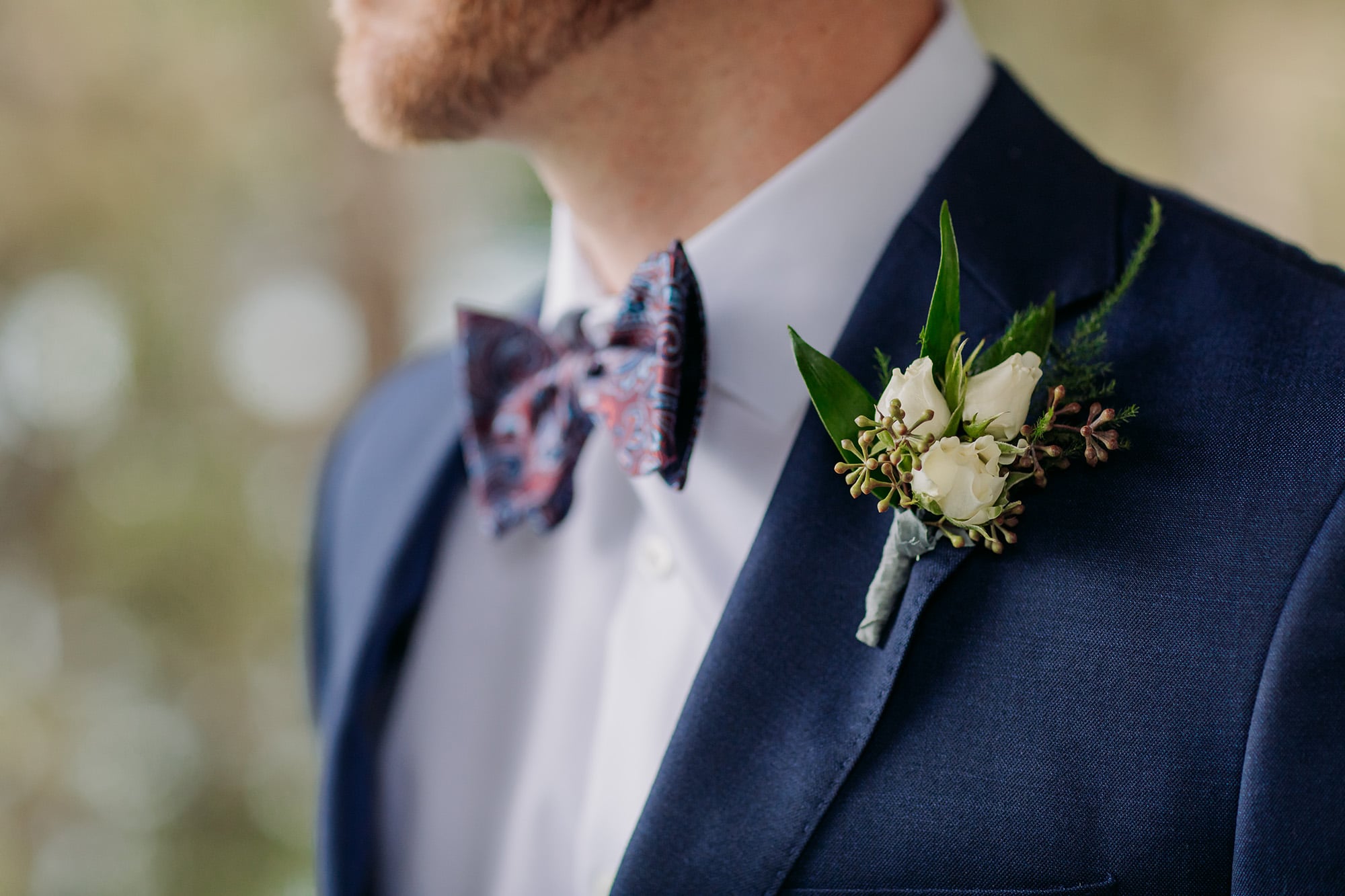 emerald lake lodge groom details boutonniere 