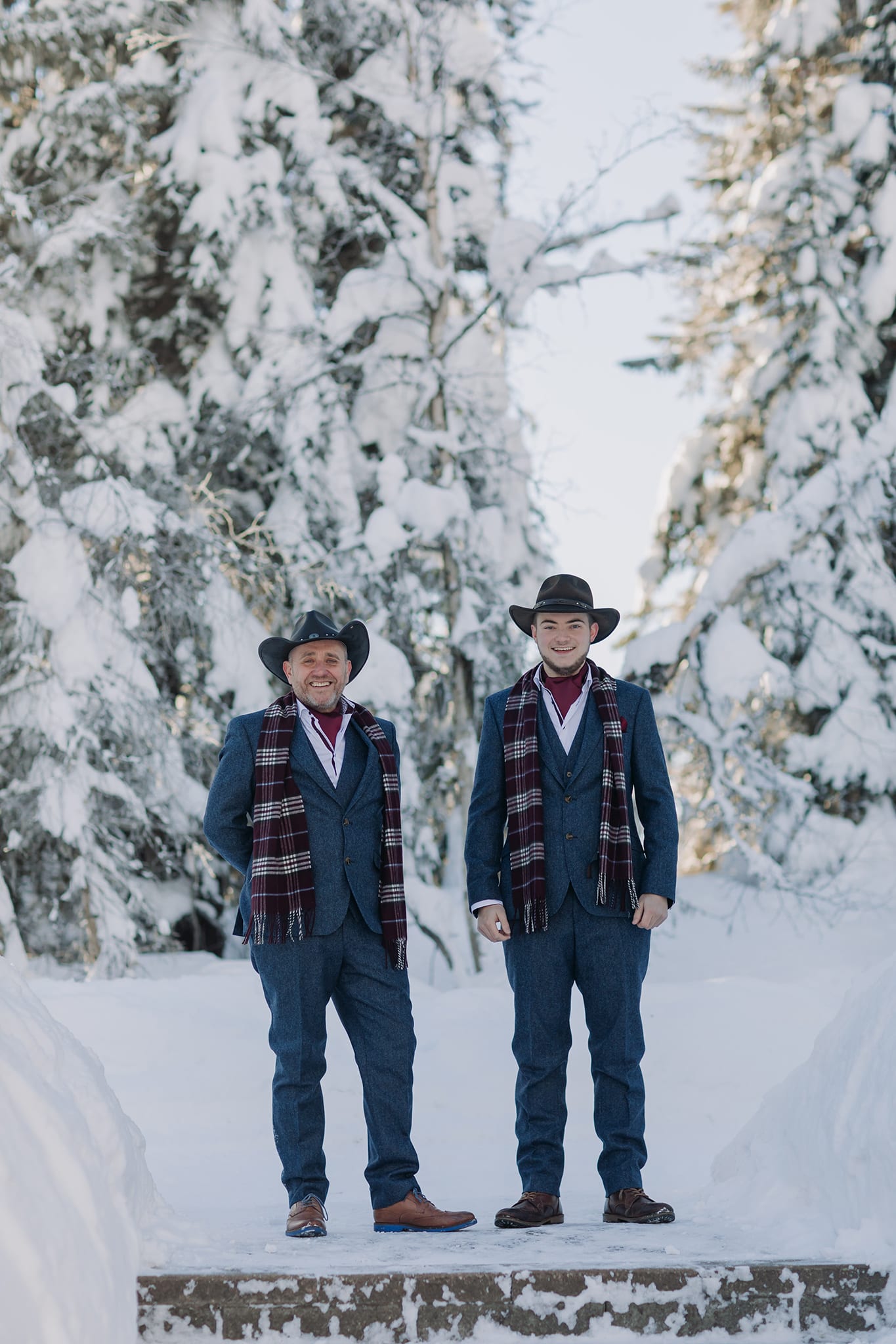 New Years Eve Elopement at Emerald lake Lodge