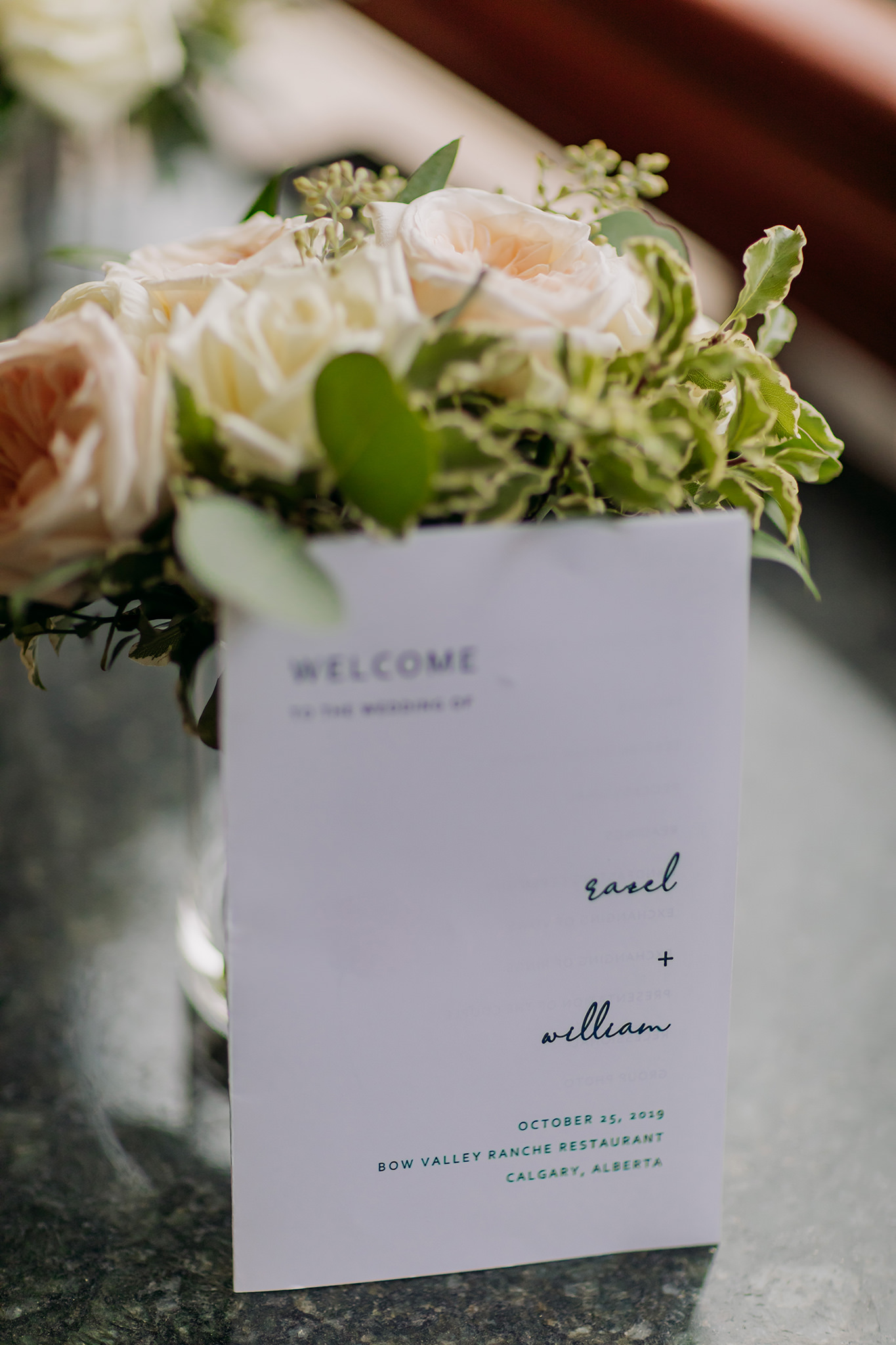 intimate calgary wedding at Bow Valley Ranche on stormy October day