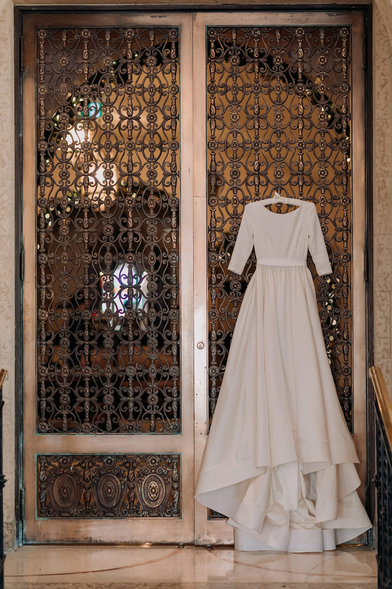 Chantelle Lauren Designs winter wedding gown