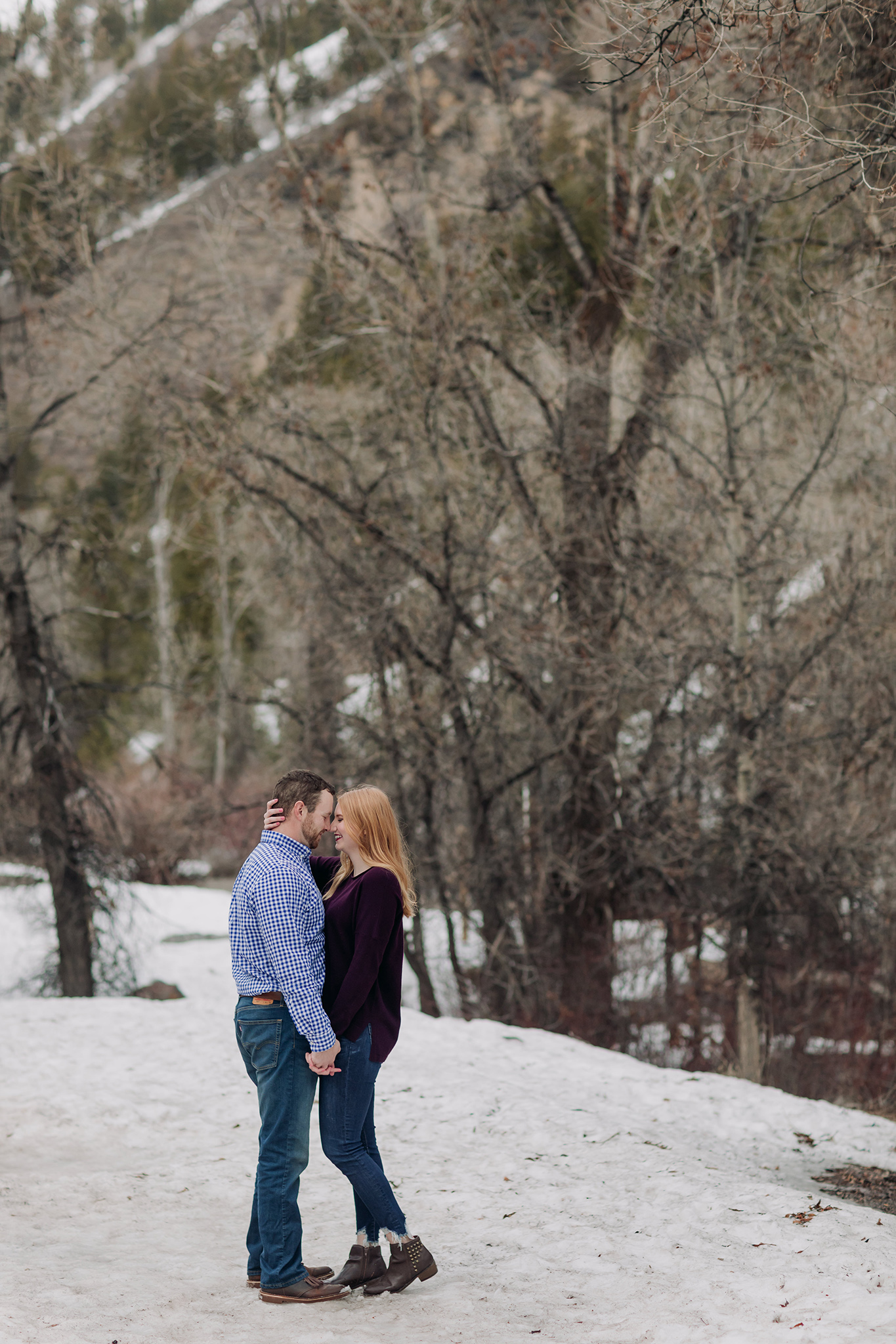 Utah Mountain Couples session in the SPring by Travelling Elopement Photographer ENV Photography